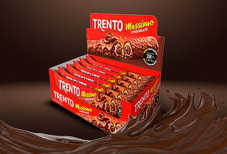 Display 16 Unidades Chocolate Trento Sabor a elección