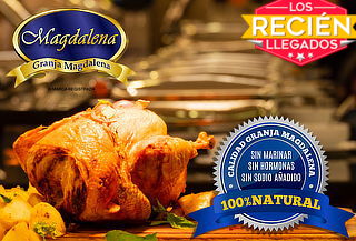 30% de descuento en todo Pollos de Granja Magdalena