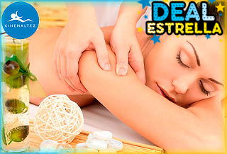 Masaje de Relajación + Descontracturante y Más!