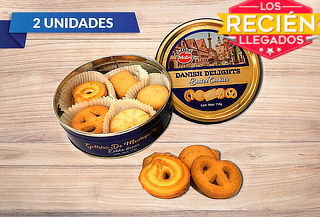 2 Cajas Galletas Danesas 114 Grs Mabu