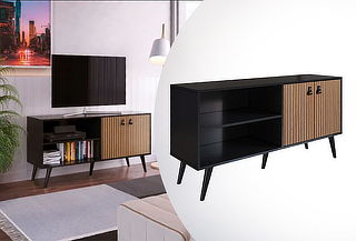 Elegante Rack Tv Amber Color a elección