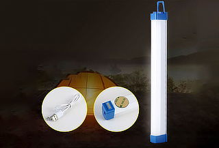 Tubo Portatil Recargable Luz Led Emergencia 60W