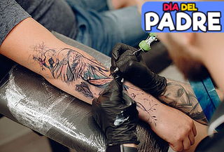 ¡Oferta Para Papá! Tattoo Media Manga Full Color o Negro