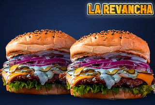 2 Súper Hamburguesas de 120 Gr + Regalo