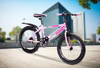 Bicicleta Infantil de Montaña Zeus Aro 20 Rosado