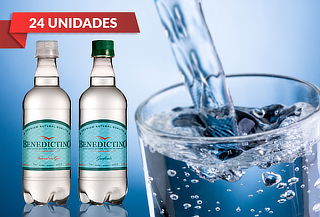 24 Botellas de Agua Purificada Benedictino 500 cc 