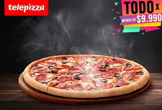 Telepizza: Paga $7.990 consume $10.000