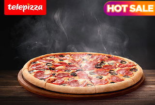 Telepizza: Paga $7.990 consume $10.000