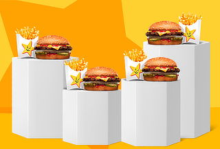 4x4 Big Cheese Burger de 100 Gr. C/U. En Todos Los Carl's Jr