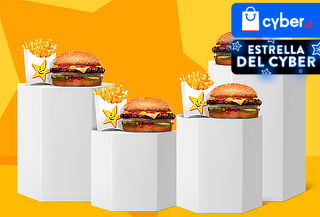 4x4 Big Cheese Burger de 100 Gr. C/U. En Todos Los Carl's Jr