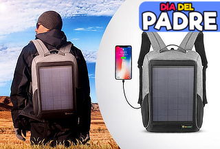 Feliz día Papá ! Mochila Solar impermeable y anti-robo