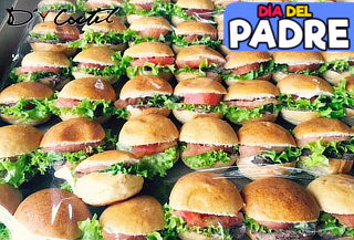 60 Mini Burger, Cheese Burger, Canapés Premium o Tapaditos