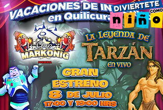 Circo Markonig! Entrada a elección Tarzan en vivo