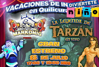 Circo Markonig!  Entrada a elección Tarzan en vivo