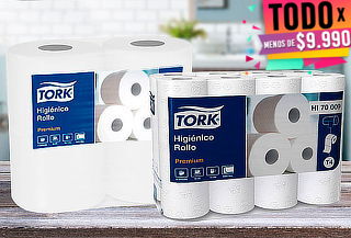 Pack 48 Rollos Premium Tork 20 Mtrs