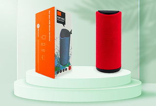 Parlante Altavoz Bluetooth Rojo con USB