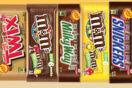 Elige tu chocolate favorito! Paga $8.990 por 72 unidades ¡Elige entre: SNICKERS®, M&M´S®, MILKY WAY® o TWIX®! 