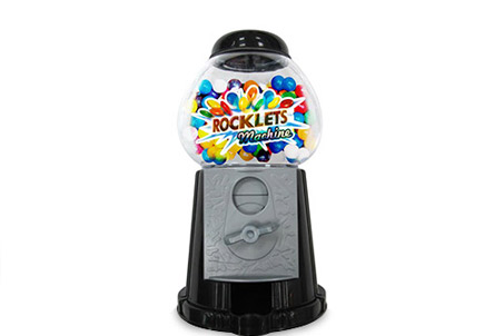 Paga sólo $2.490 por Máquina Dispensadora de Rocklets. Contiene 80gr. de Rocklets. Compra tu cupón aquí ↓