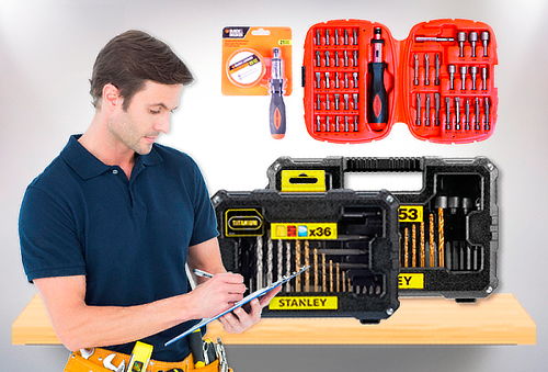 Set de Herramientas Black + Decker y Stanley