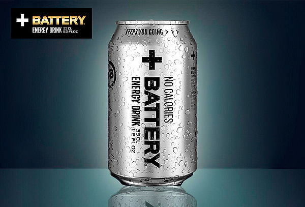 Pack de 6 u 12 latas de Energética Battery No Calories