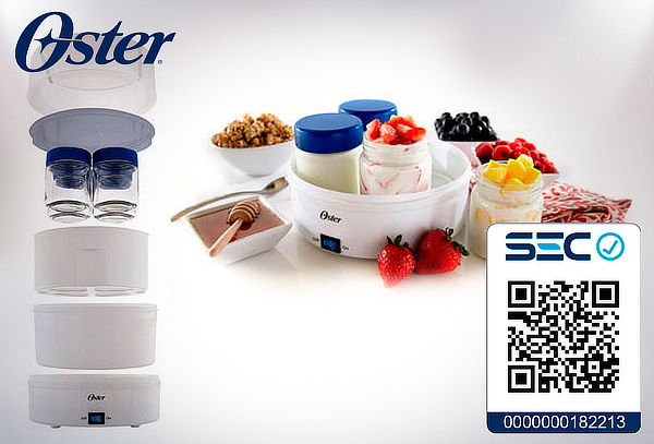 Yogurtera Oster, especial para 4 porciones de yogurt griego 