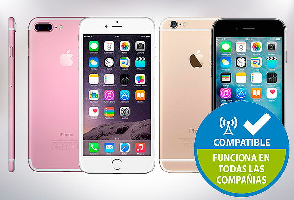 iPhone 5C, 5S, SE, 6, 6S o 7 Reacondicionado con Garantía