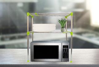 Estante Organizador Multipropósito de 2 Niveles Estante Organizador Multipropósito de 2 Niveles
