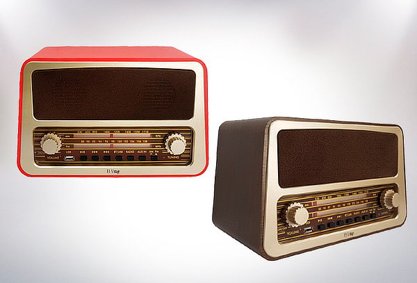 Radio Bluetooth Vintage, Color a Elección