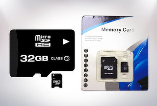 Tarjeta de Memoria + Adaptador 32 o 64 GB