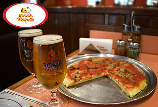 Pizza Familiar para 2 personas + 2 Schop en Pizza Napoli 