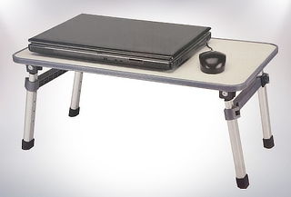 Mesa para Notebook Extensible y Plegable Blanca Mesa para Notebook Extensible y Plegable Blanca