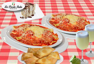 Completo Menú para 2 Personas en La Piccola Italia Completo Menú para 2 Personas en La Piccola Italia