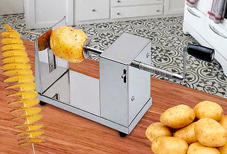 Cortador de Papas y Verduras en forma de espiral Cortador de Papas y Verduras en forma de espiral
