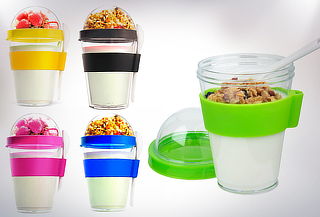 Set 2 Vasos para Yogurt y Cereal Set 2 Vasos para Yogurt y Cereal