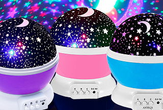 Espanta Cuco Led Proyector de Estrellas 3 Colores a Elección Espanta Cuco Led Proyector de Estrellas 3 Colores a Elección