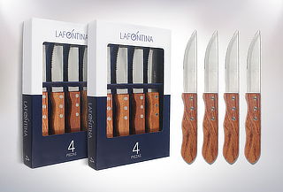 Pack 8 cuchillos para carne Lafontina
