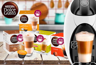Pack Cafetera Dolce Gusto Modelo Jovia + 64 Cápsulas! Pack Cafetera Dolce Gusto Modelo Jovia + 64 Cápsulas!