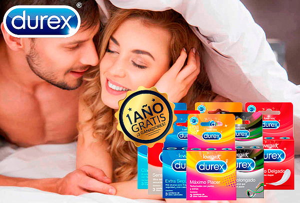 ¡Participa por un año de Preservativos Durex!
