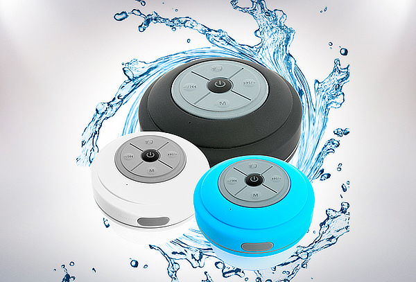 Parlante para ducha Bluetooth con radio FM
