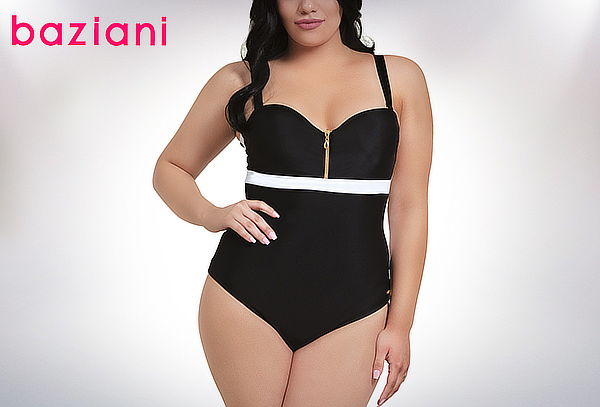 Traje de ba o reductivo strapless Baziani