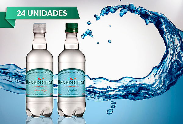 24 Botellas de Agua Purificada Benedictino Con o Sin Gas