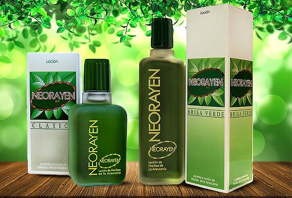 Loción Neorayen de Hierbas, frasco de 120 o 240 ml.
