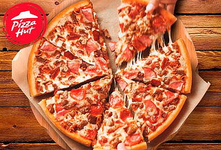Últimas Hrs Pizza Familiar 3 ing+Palitos de Ajo en Pizza Hut