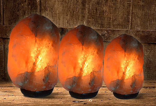 Lámpara de Sal Modelo Piedra 3 tamaños a elección