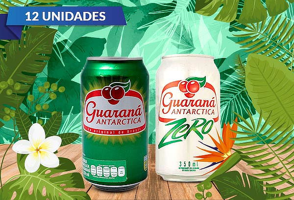 Pack de 12 Bebidas Guarana, Normal o Zero 350ml