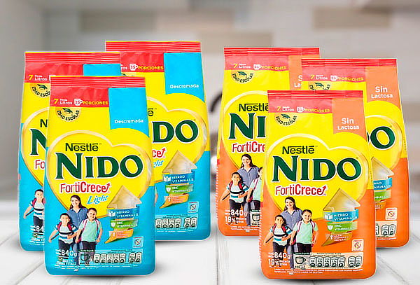 Pack 3 bolsas de Nido forticrece softpack 840 gramos