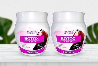 Pack de 2 Botox Capilar Efecto Liso Flower Secret