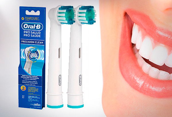 Pack 4 Repuestos Cepillo Eléctrico Pro Salud Oral-B