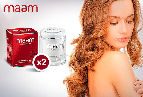 Pack 2 Cremas Prenatales Antiestrías Maam 230 g