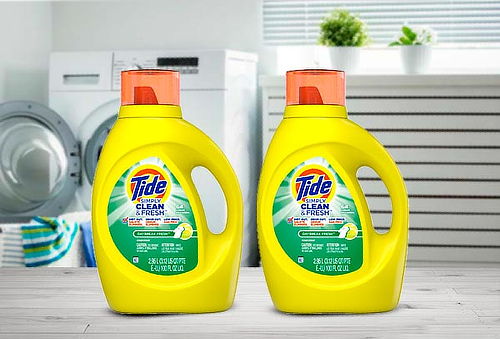 Pack 2 detergente concentrado Tide 2.95 Litros.